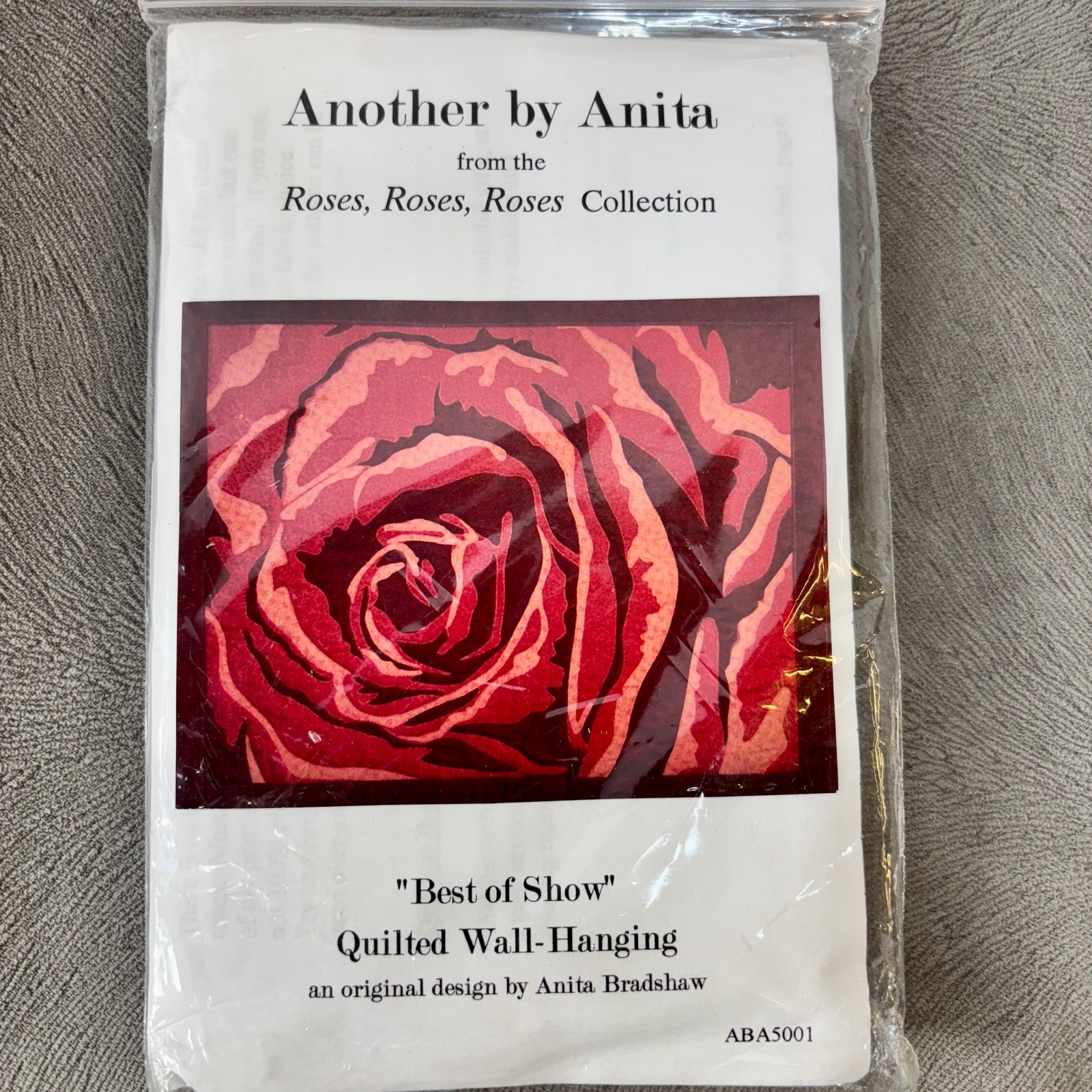 Roses Best of Show Quilted Wall Hanging Another by Anita Bradshaw New Full Sized