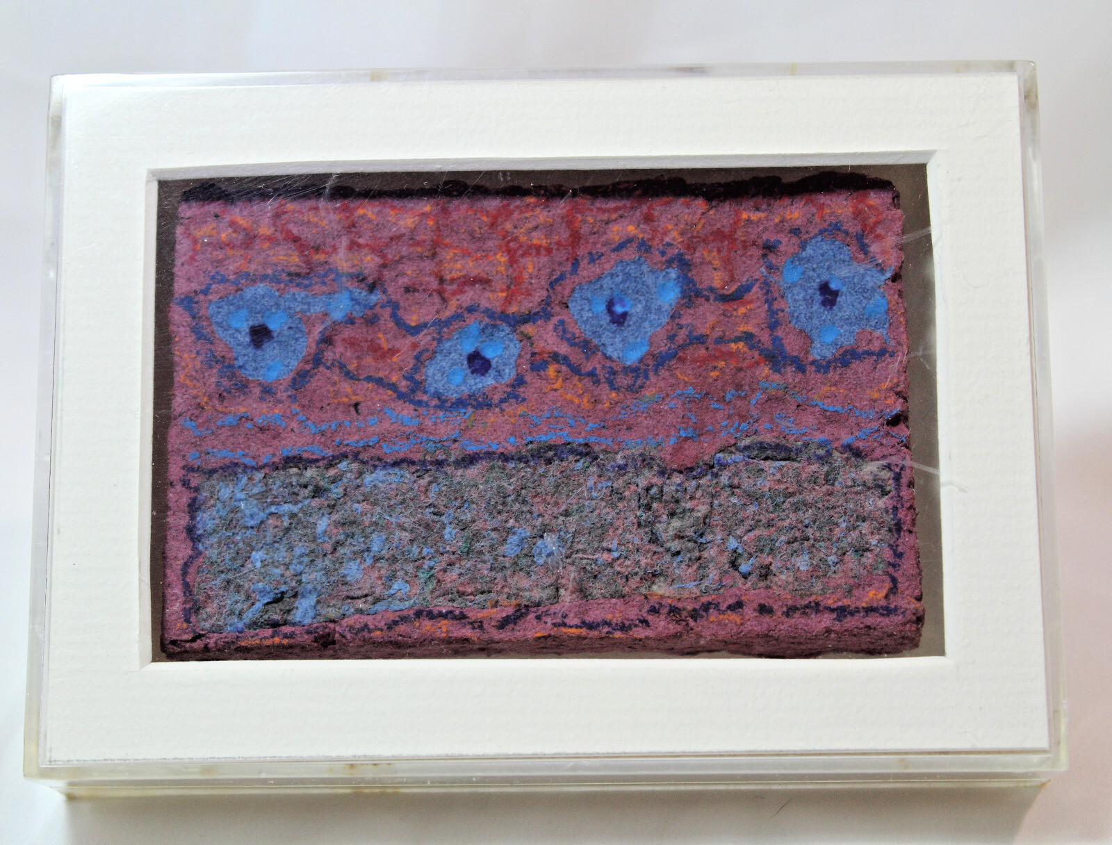 3D Mixed Media Wall Hanging Art Handmade Paper Original Signed John Baker