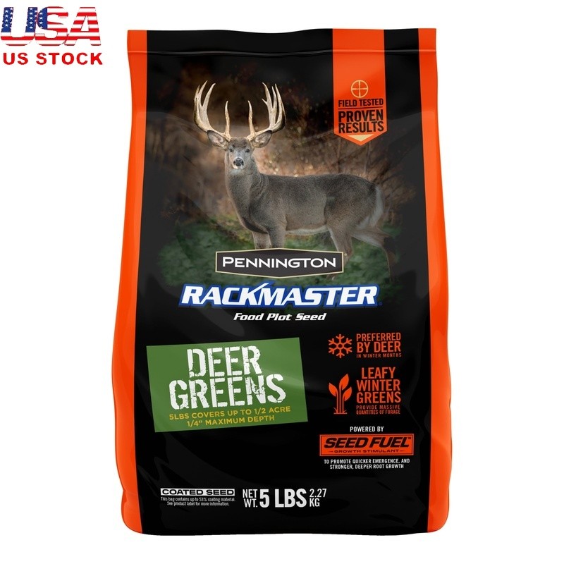 Brassica Deer Food Plot Seed 5lbs High Protein Fast Germination Winter Forage US