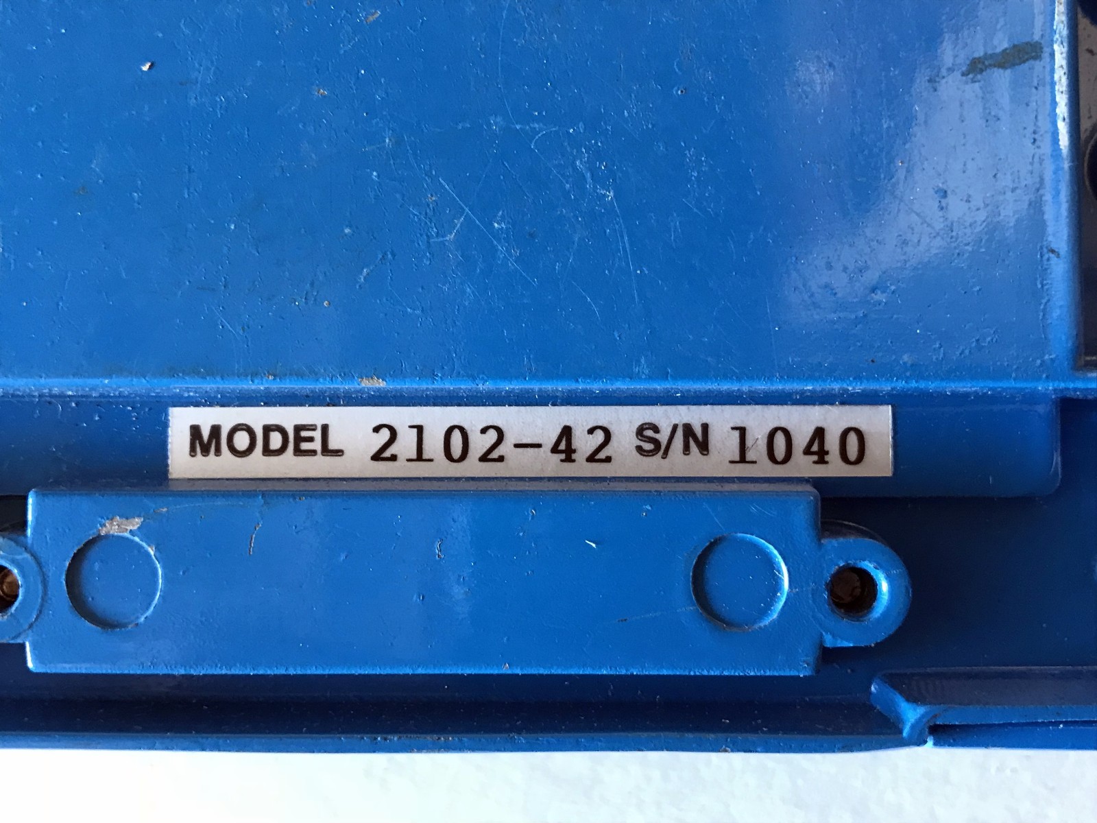 TELOG INSTRUMENTS INC. 2102-42 CURRENT LOOP RECORDER w/ RS-232 SERIAL INTERFACE