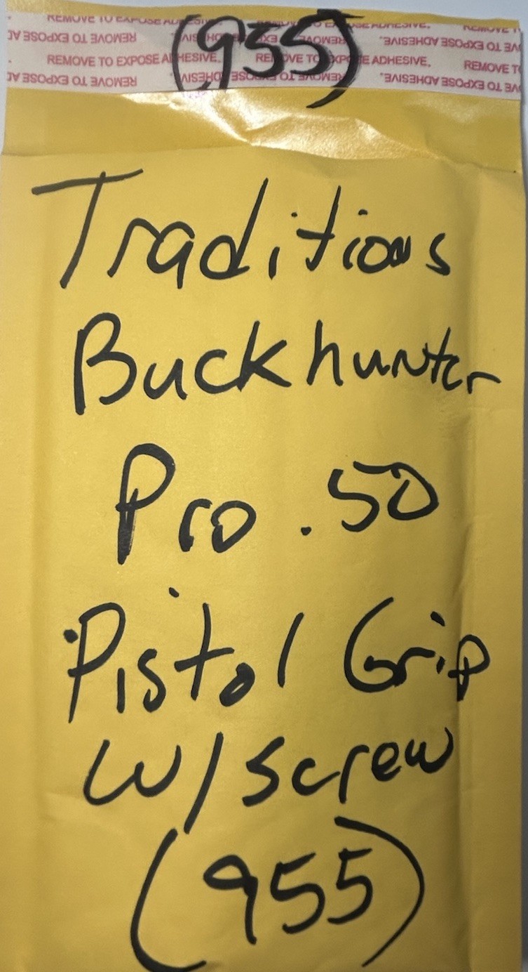 Traditions Buckhunter Pro In line Inline Muzzleloader Pistol Grip cap W/ Screw