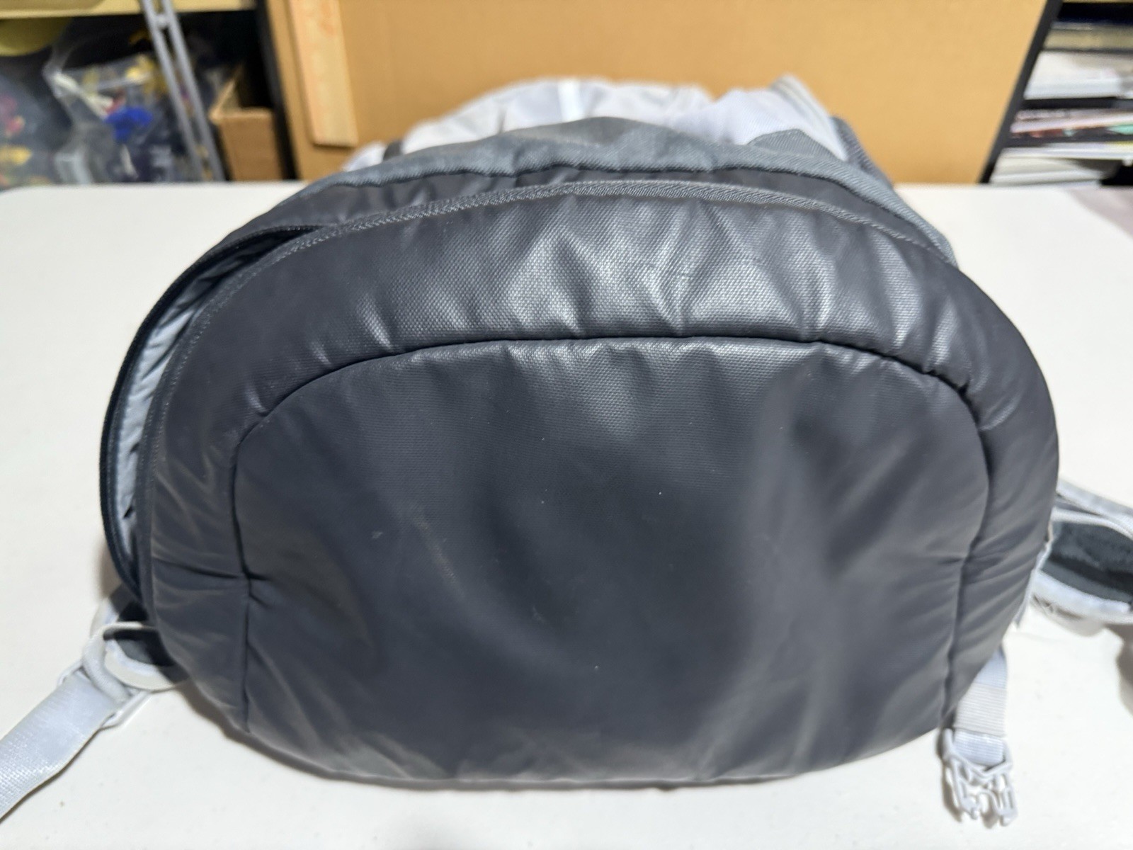 Nike: Gray Backpack