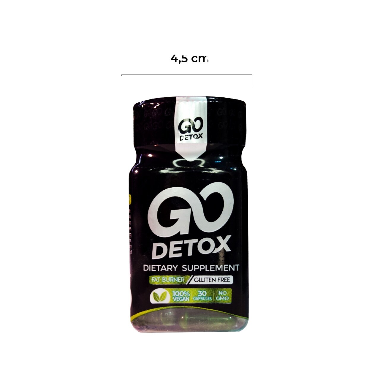 Go Detox O Gofit Red Fat Loss Suport  X 2 Und- Pérdida De Grasa Y Energia Vegano