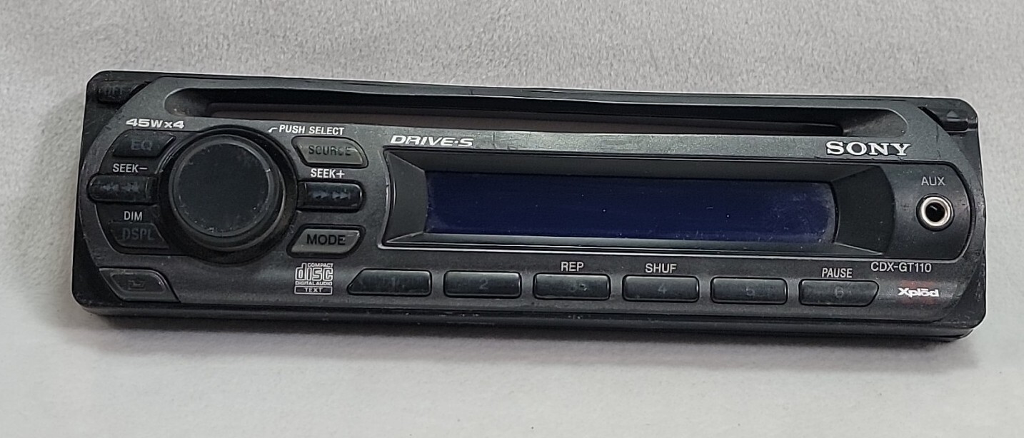 FACEPLATE FOR Sony CDX-GT110 Detachable Car Stereo Removeable Face Plate only