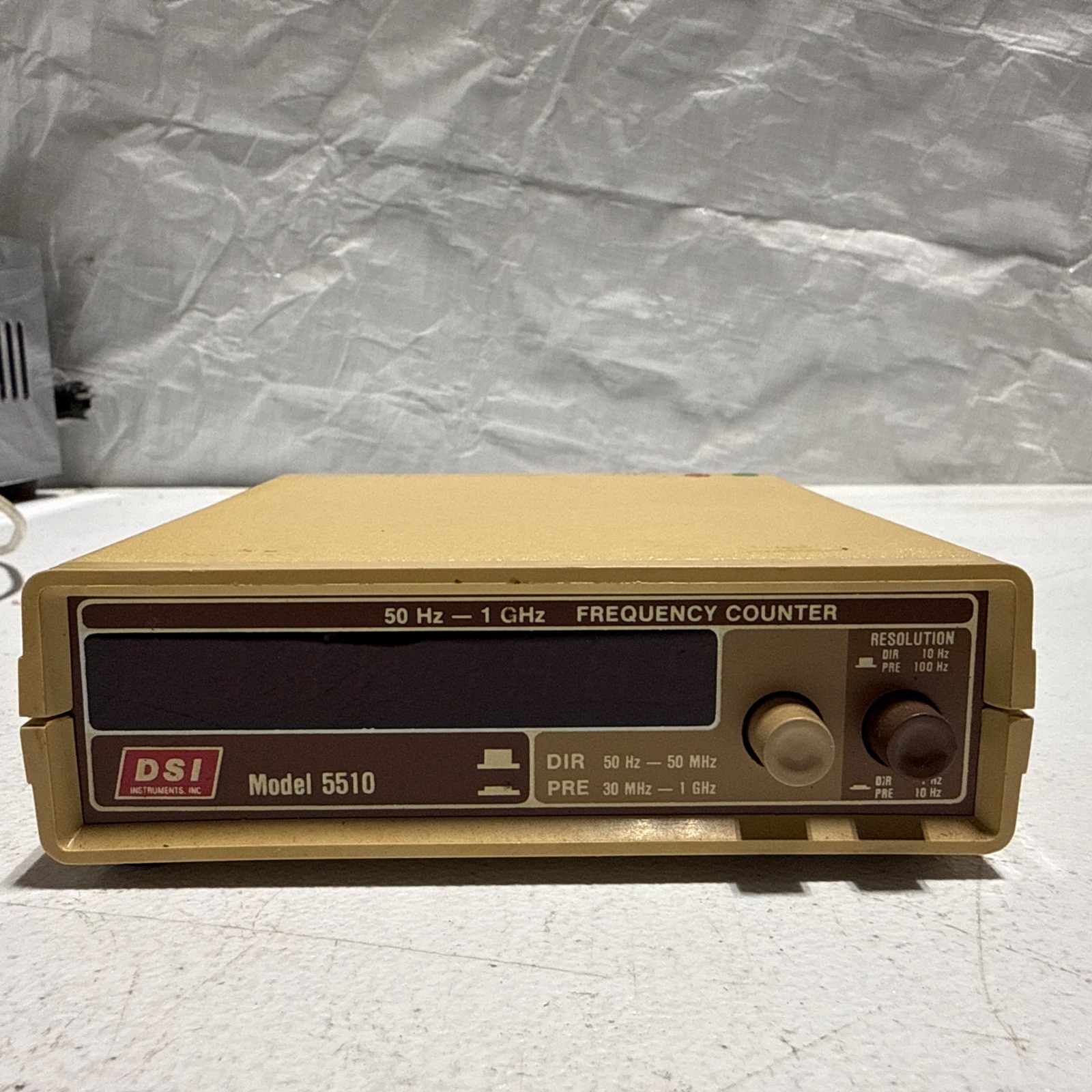 DSI 5510 Frequency Counter Untested Estate Sale