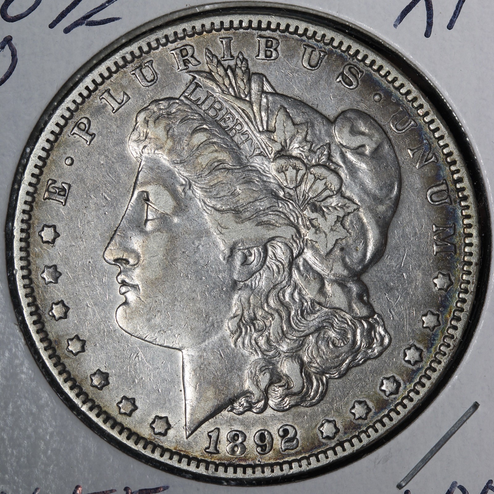1892-O Morgan Silver Dollar XF+ E366 GXEF