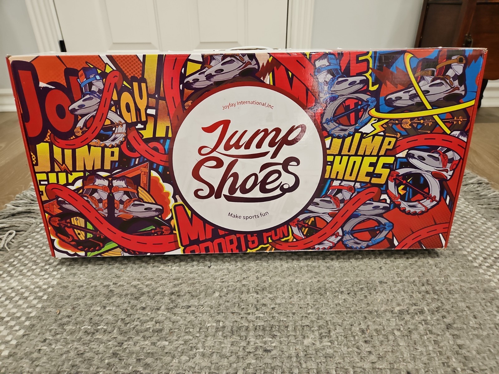Joyfay Jumps Boots Jumping Shoes Bouncing Shoes Eur 42/44 US Sz 10 BLUE NEW