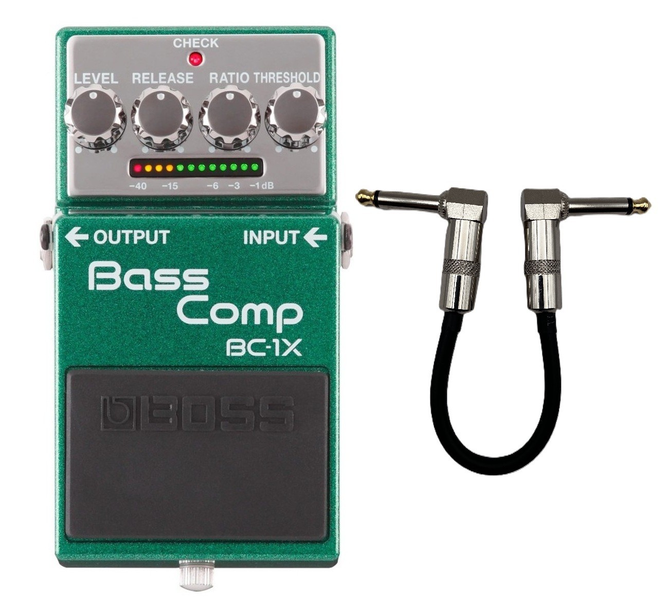 BOSS BC-1X Bass Comp – Pro 18V Headroom, Japan with CANARE patch cable
