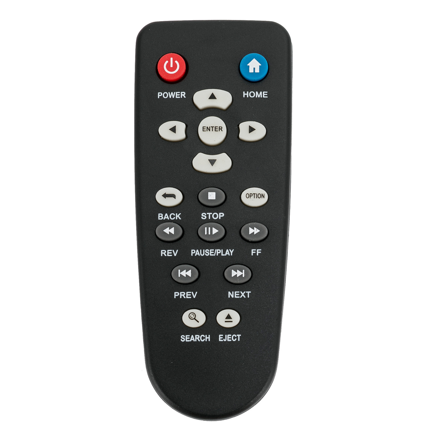 Replace Remote For WD Western Digital Elements TV HD Mini Live Plus Media Player