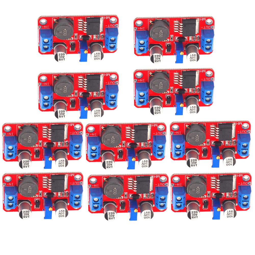 10 Pack XL6019 30W 5A DC Boost Adjustable Voltage Converter Step Up Modules NEW