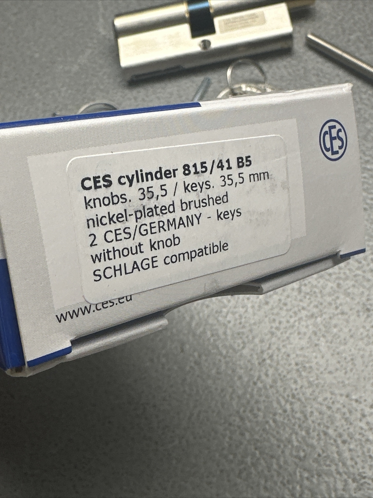 CES cylinder KNOBS PROFILZYLINDER 815/41 B5