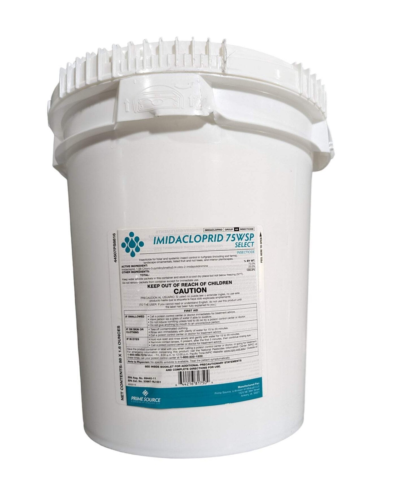 Imidacloprid75WSP Select Systemic Insecticide | Grub & Ornamental Control drum