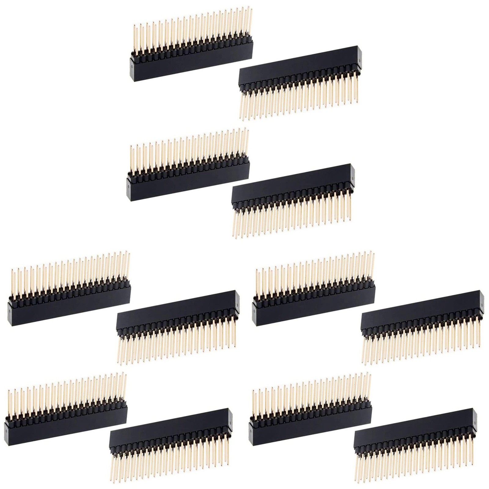 2 X 20(40 Pin) Stacking Header for  A+/B+/Pi 2/Pi 3 Extra Tall Header (Pack5978