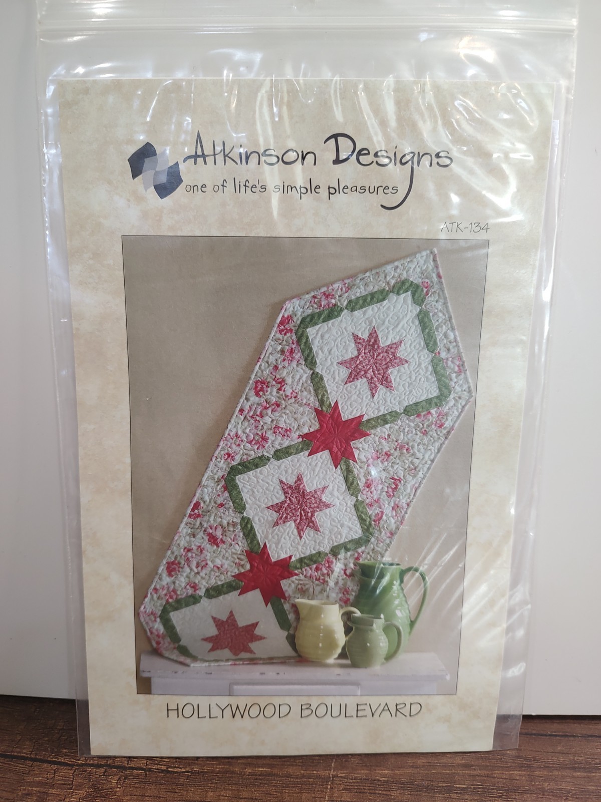 Hollywood Boulevard Quilted Tablerunner Pattern Atkinson Designs ATK-134