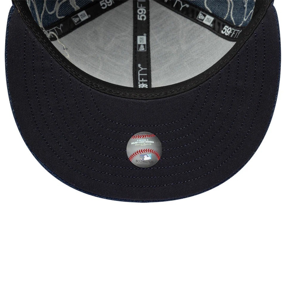 NEW ERA 59FIFTY Floral Denim Los Angeles Dodgers Denim 15146293