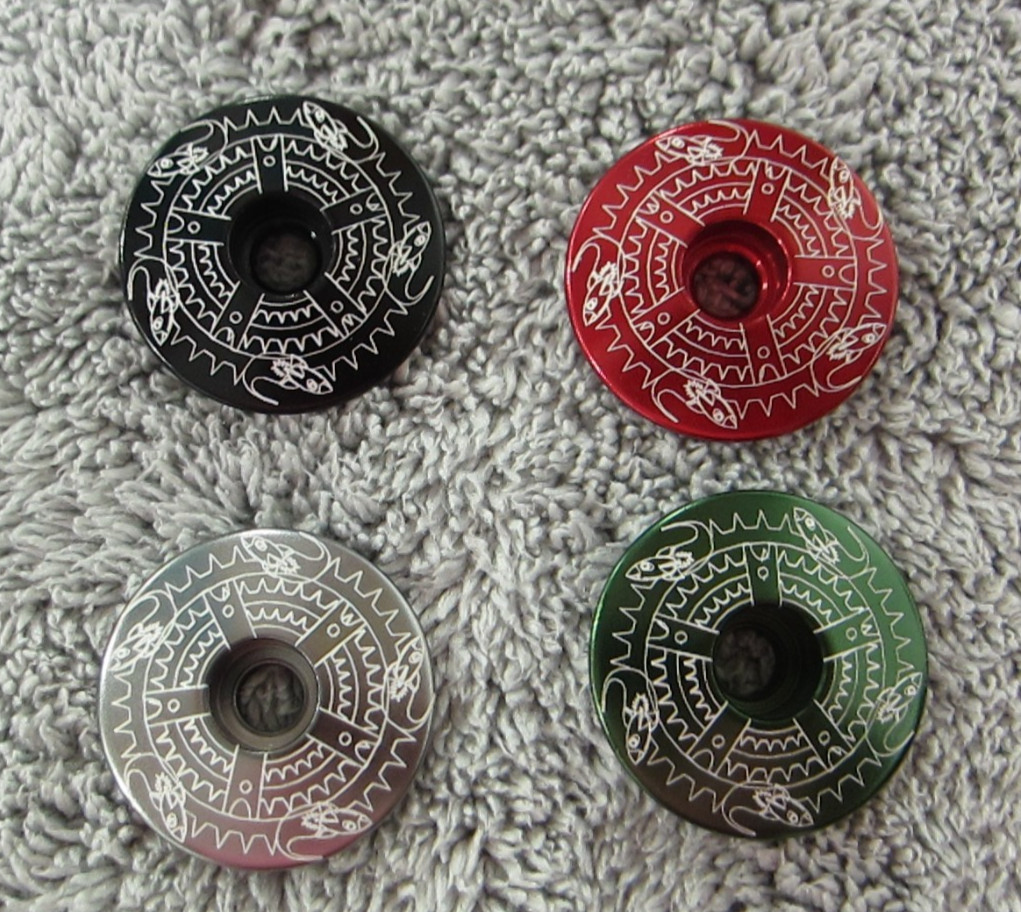 Fast Freddy Custom Headset Top Cap 1-1/8" - Rockets & Sprockets - Each