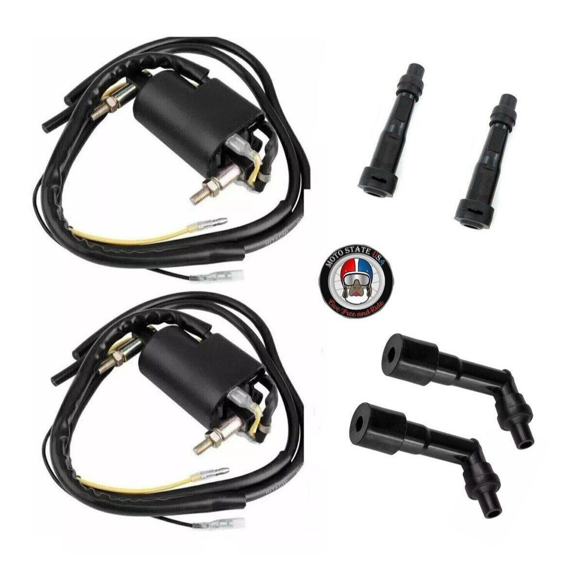 2x Ignition Coil For Yamaha XJ 600 / FZ 750 / FZR 600 750 / YZF 750 (1980-1999)