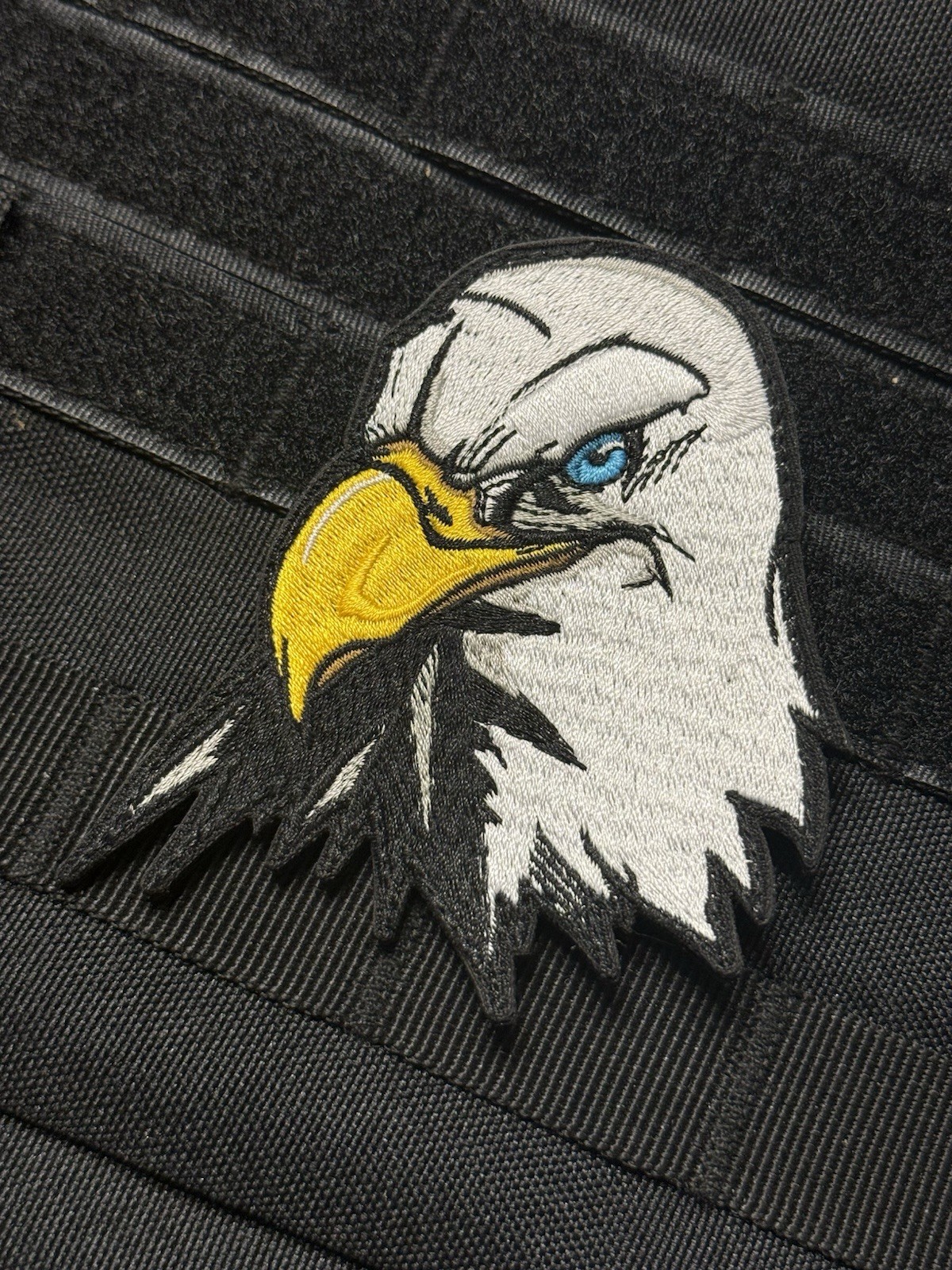 Bald Eagle USA Freedom Bird Hook Loop Morale Patch