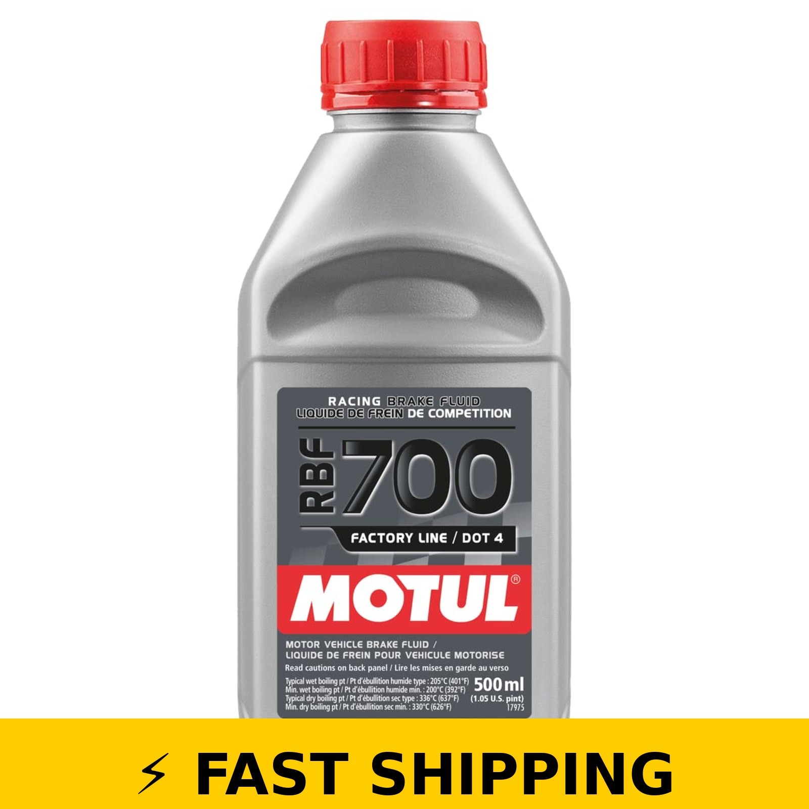 Motul RBF 700 Racing Brake Fluid - Synthetic DOT 4