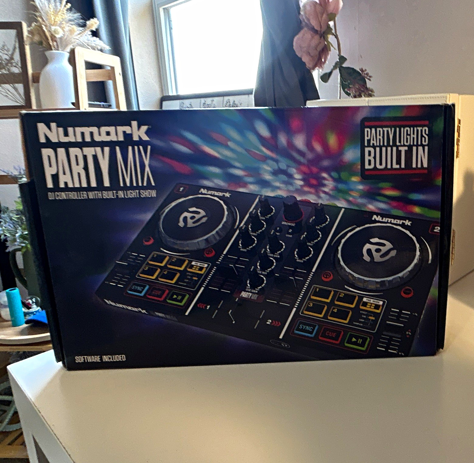 Numark Party Mix 2-Deck 2-Channel DJ Controller w/ Light Show, Software, USB