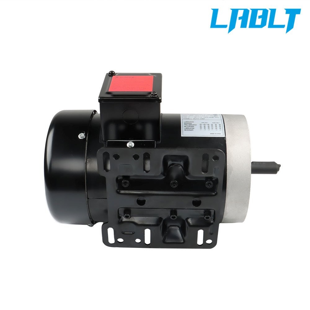 LABLT Electric Motor 2 HP Three Phase 56C Frame 1800 RPM TEFC 230 / 460 Volt