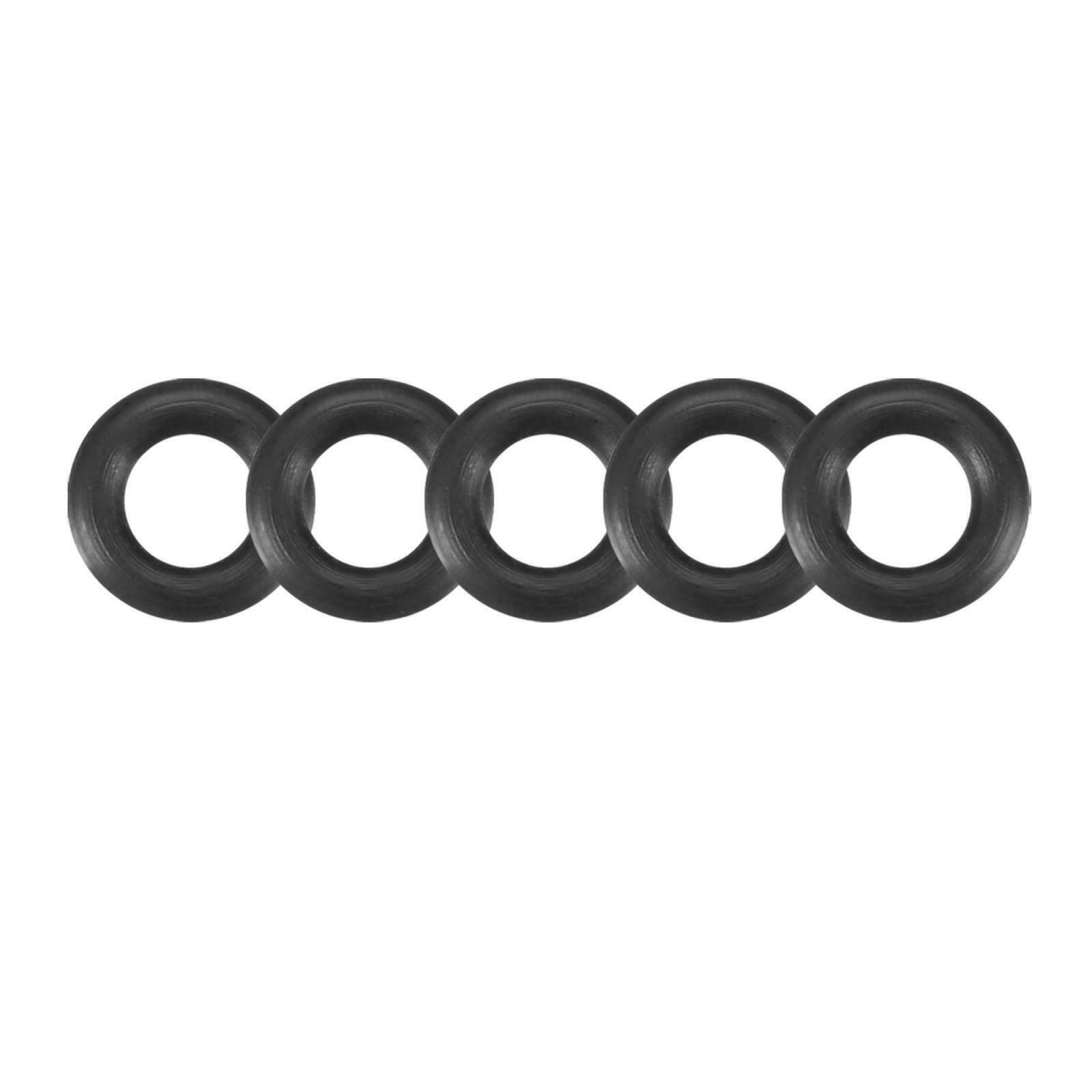 50pcs black 8 x 2mm industrial flexible rubber O ring oil sealing grommets *le