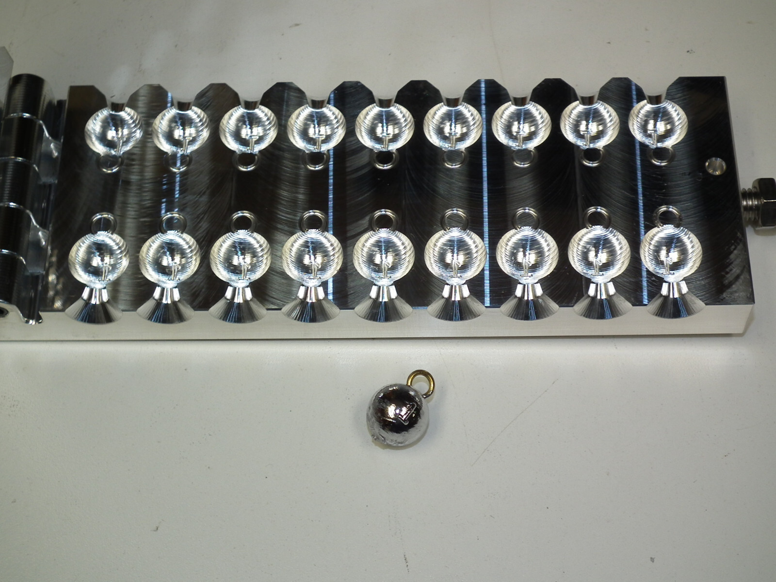 Saltwater Cannonball Sinker mold 1oz Production 18 cavity CNC Aluminum USA 3RD