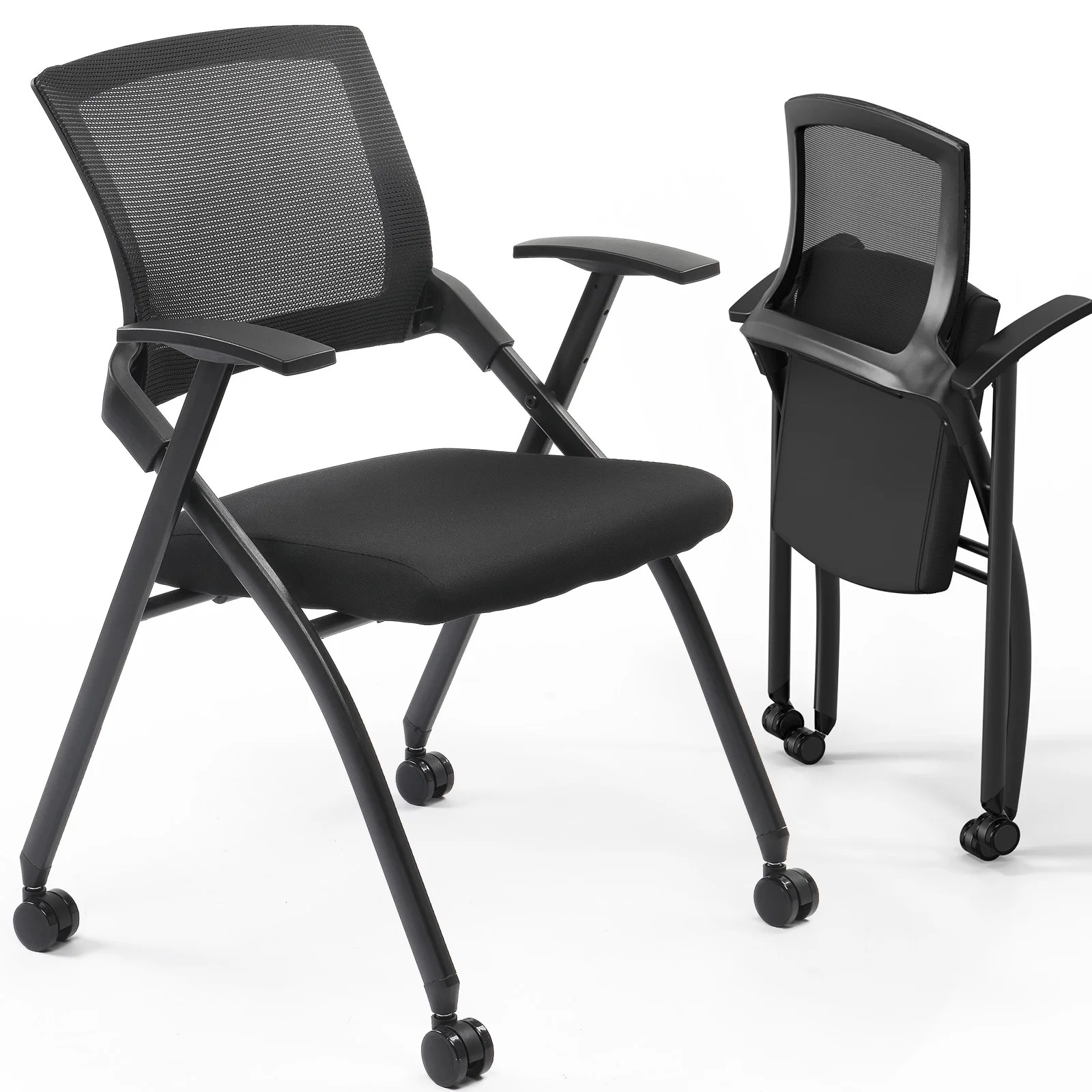 Ktaxon Folding Office Chair Conference Room Chair Stackable Side Chair with