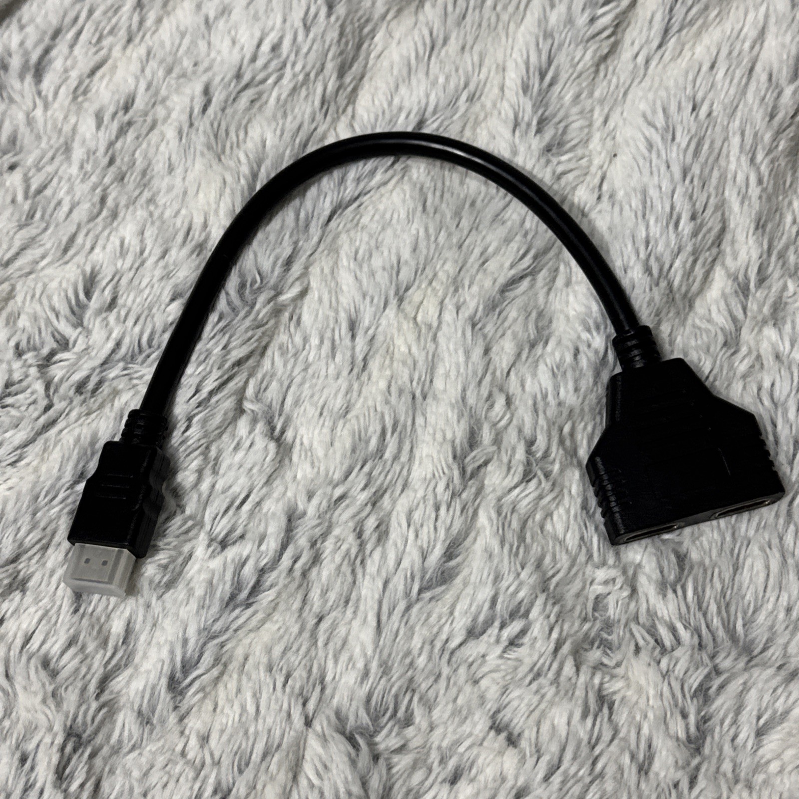 HDMI Male to Dual Female 1 to 2 Way Splitter Adapter Cable for Dual Monitors