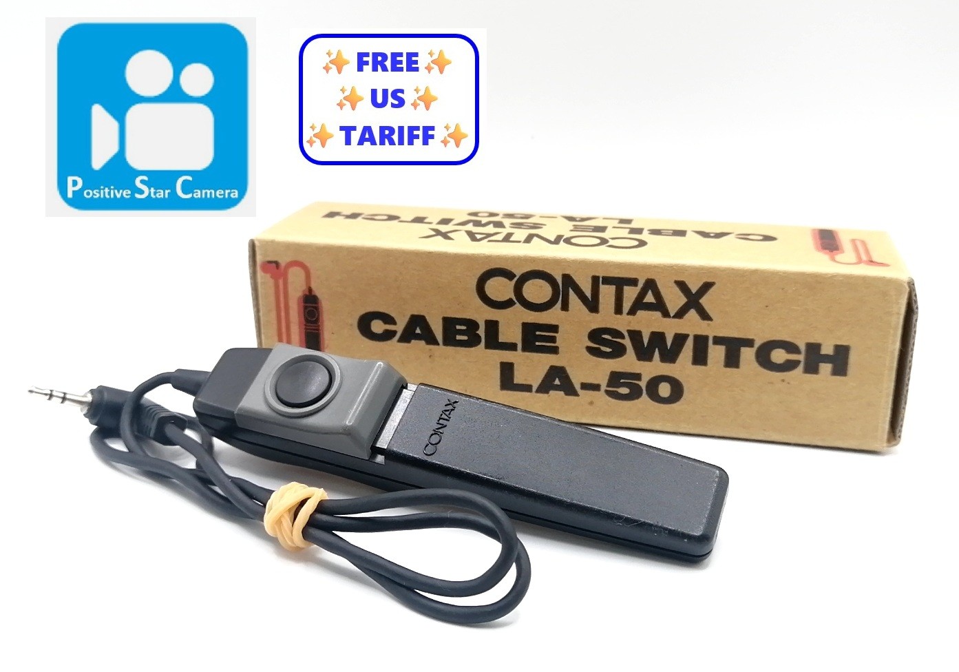 🎦👀🌟N MINT🌟 Contax LA-50 Wired Cable Shutter Release Remote for 645AF N1 NX