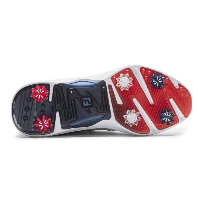 FootJoy HyperFlex Men Golf Shoe - Authentic (US Size: 10.5-11, White/Red)