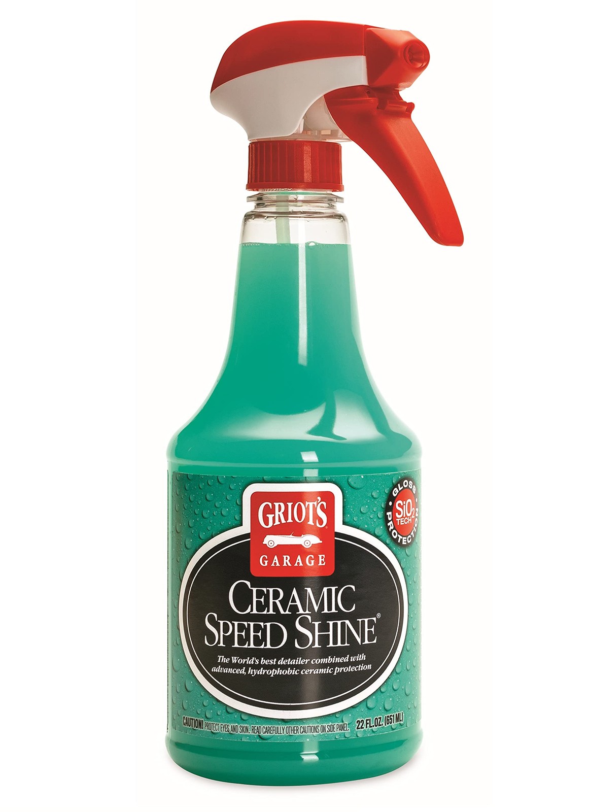 Griot's Garage Ceramic Speed Shine Detail Spray for Car 22oz, GREEN