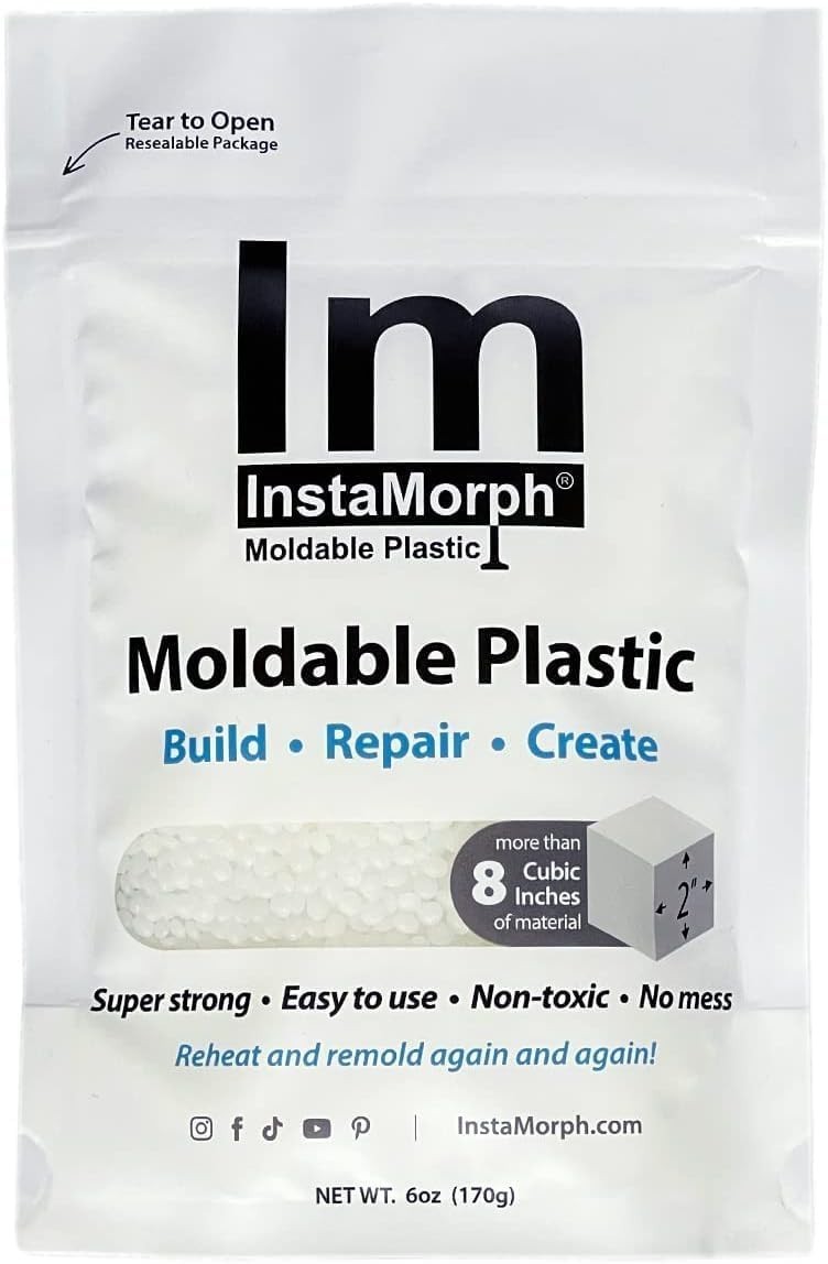 InstaMorph 6oz Moldable Thermoplastic Polymorph Reusable Plastic DIY Arts Crafts