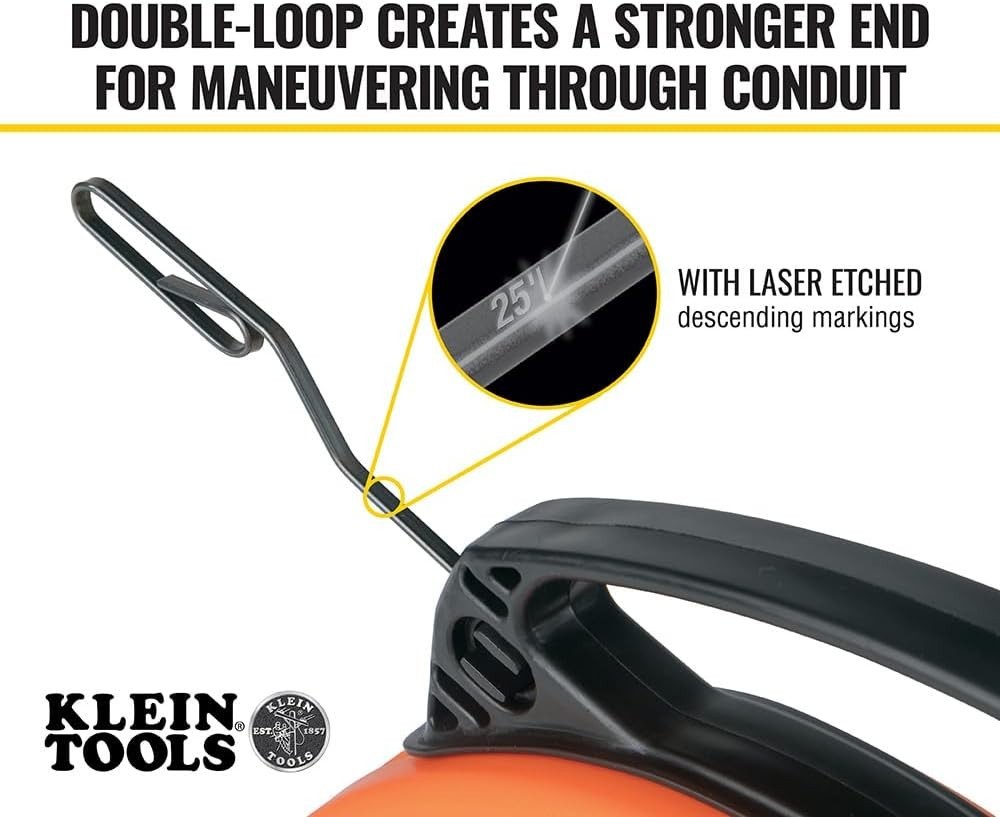 Klein Tools 56331 50ft Steel Fish Tape