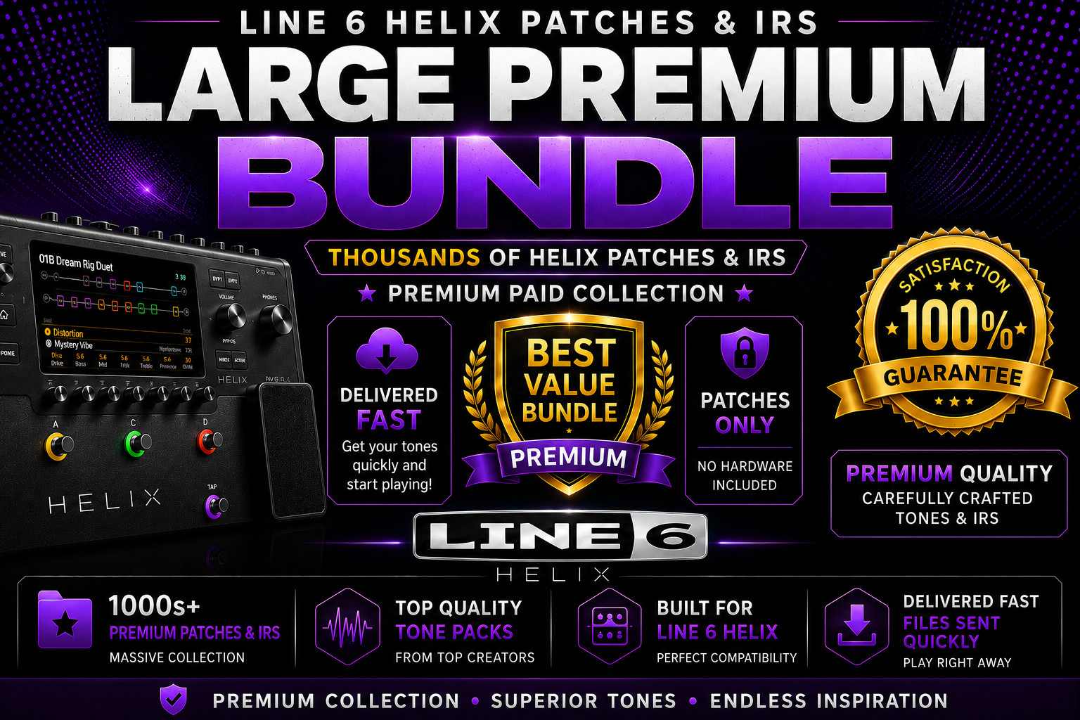 Line 6 Helix Huge Patch & IR Collection – The Ultimate Bundle