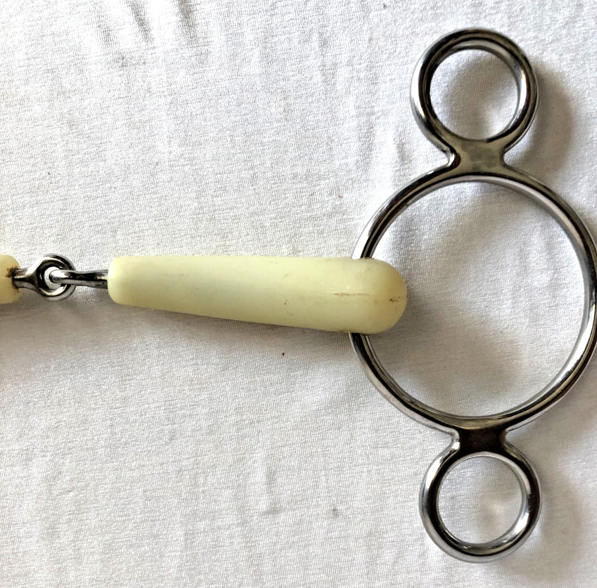 6" Happy Mouth Jointed 2-Ring Gag Elevator Bit - Great Condition