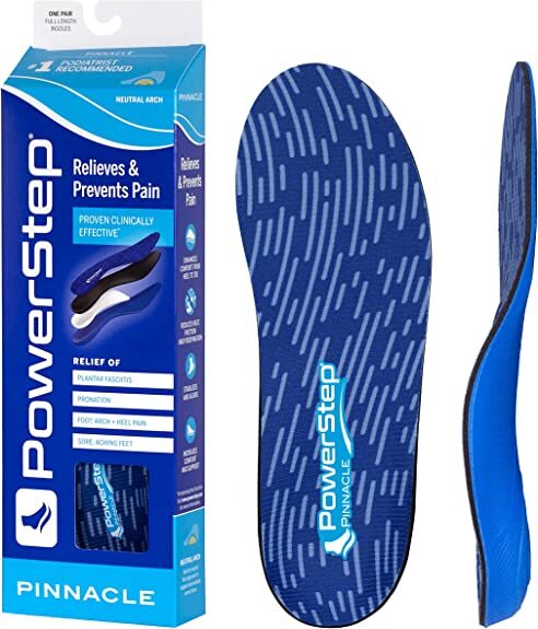 Powerstep Pinnacle "New" (Open Box) Full Length Orthotic Arch Support Insole