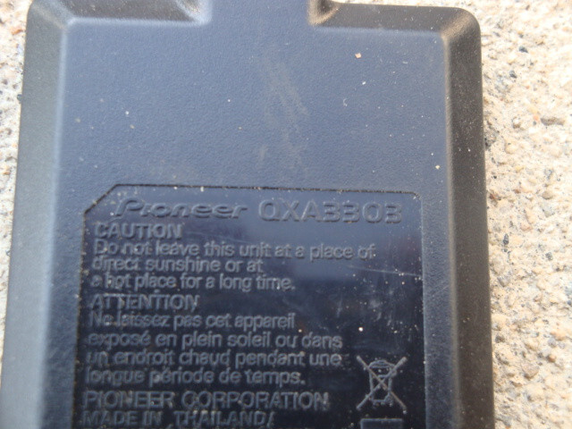 PIONEER QXA 3303 CAR AUDIO REMOTE CONTROL