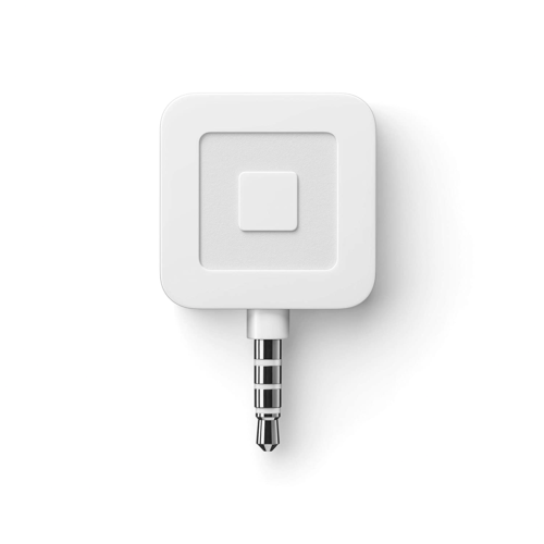 Square 3.5mm Jack Credit/Debit Magstripe Card Square Reader - White