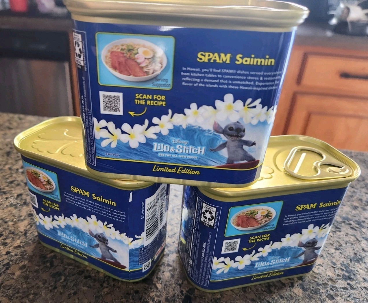 Disney Lilo & Stitch x SPAM Limited Edition Cans Set of 3 – Surf