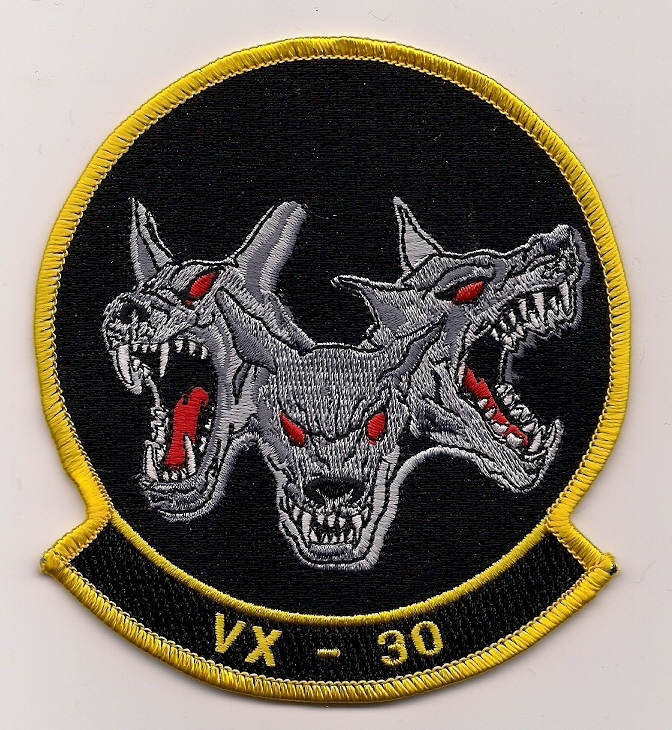 VX-30 BLOODHOUNDS 4.5 inch tall TEST and EVALUATION SQN patch