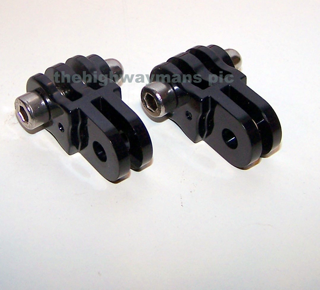 2 GoPro straight chin mounts joints gopro chin mount allen screws