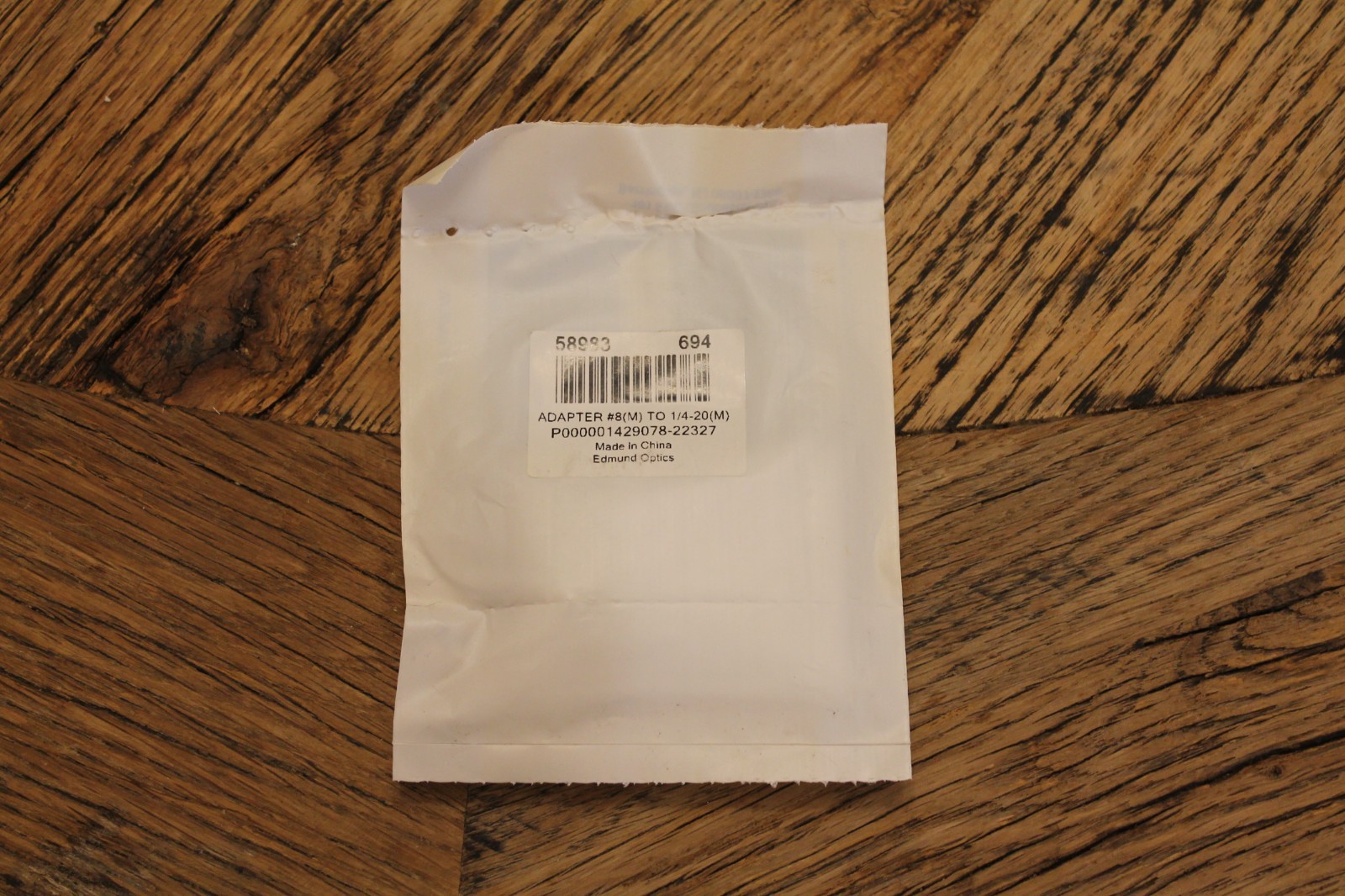 Edmund Optics 8-32 Male to ¼-20 Male, Thread Adapter  Stock #58-983