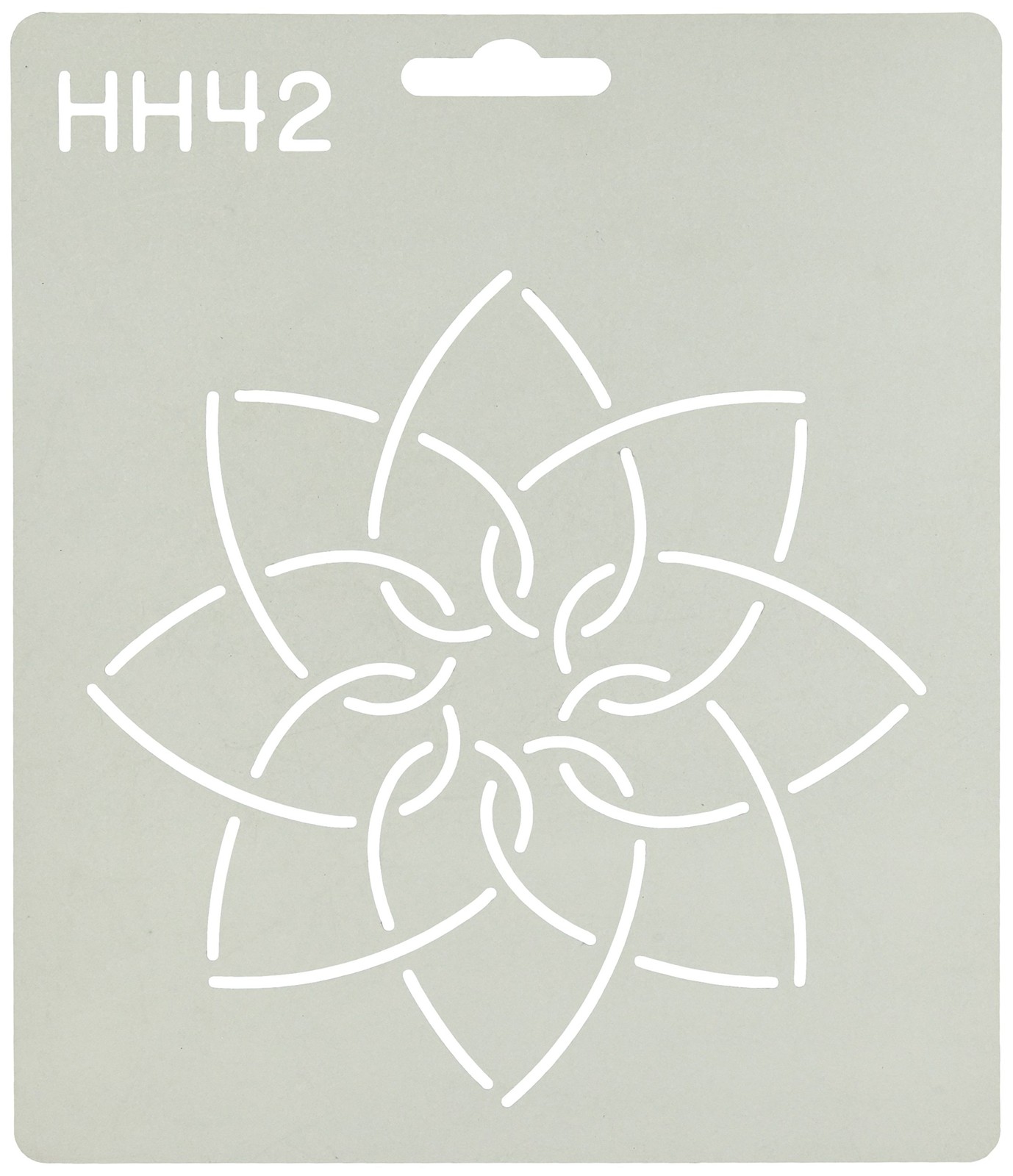 Interlocking Hearts Quilt Stencil, 5