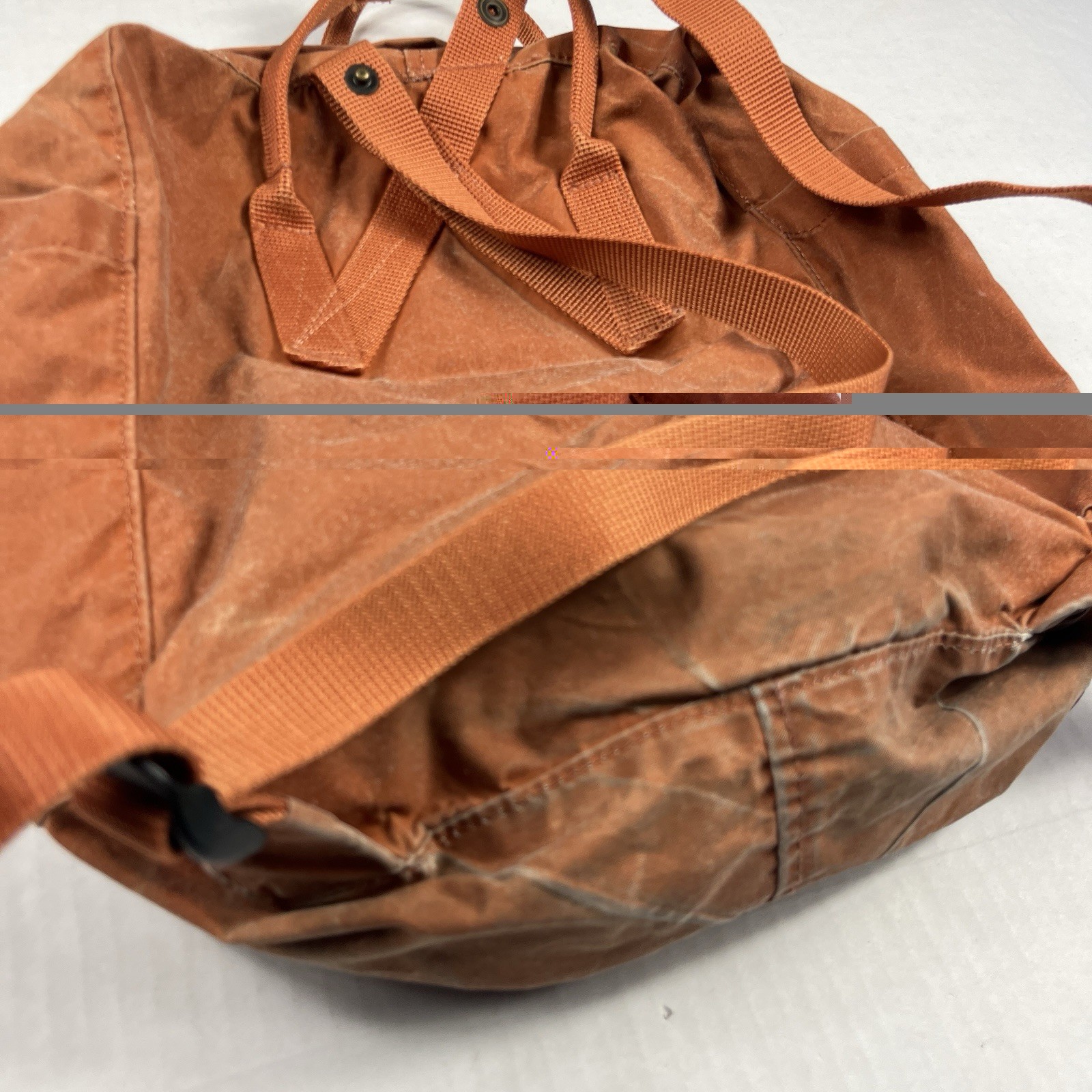 Fjallraven Kanken Mini Backpack Brick Everyday School Outdoor Compact WORN