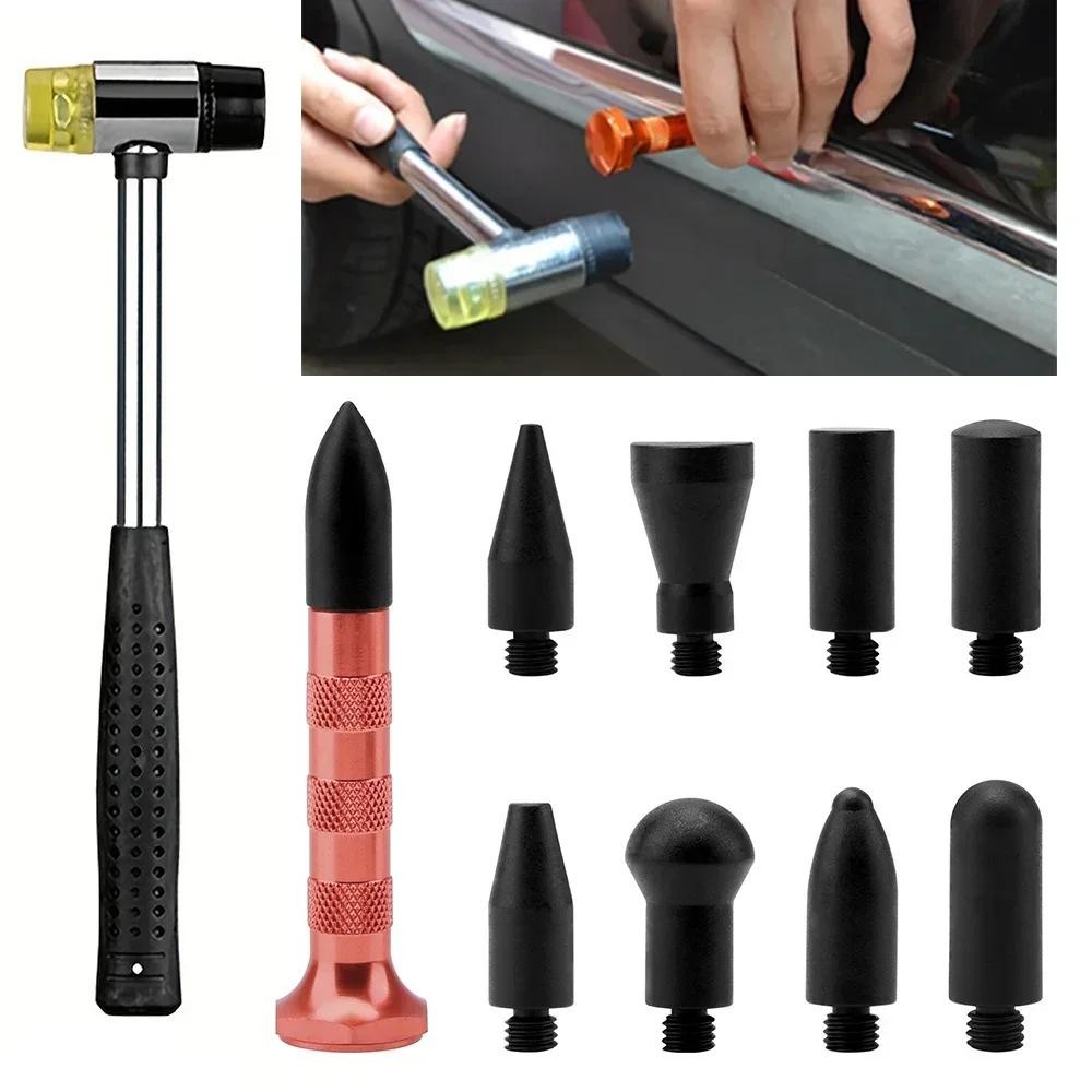 Car Body Dent Removal Crowbar Kit Auto Hail Dent Disassembly Repair Hooks Push