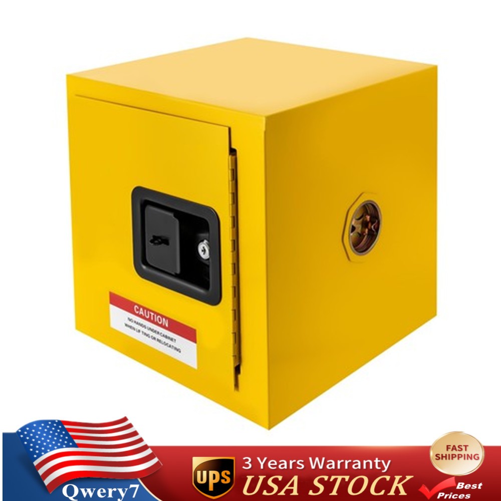 2 Gal Capacity Flammable Storage Cabinet for Liquids Flammable Safety Cabinet