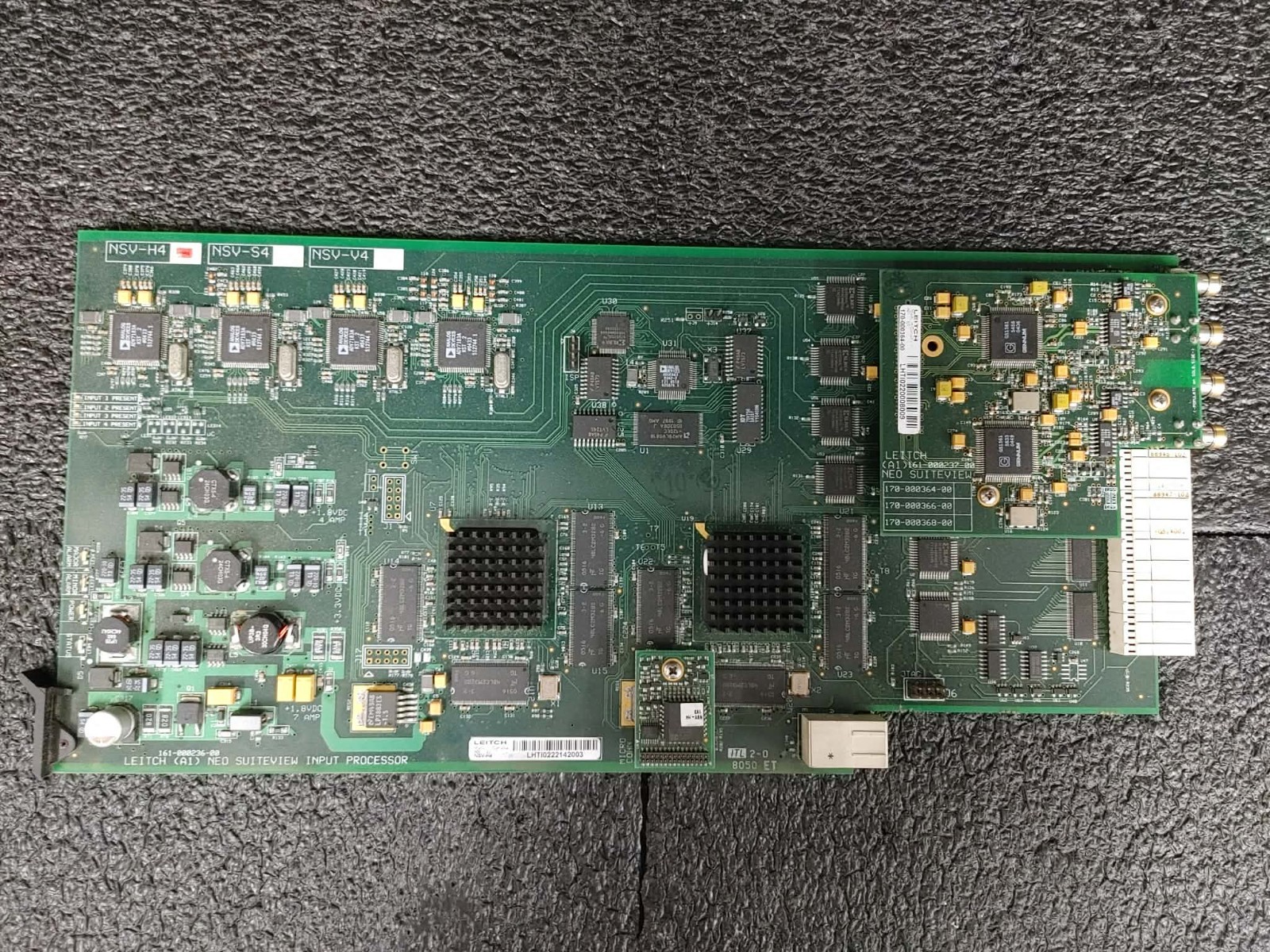 Leitch NSV-H4 Neo Suiteview Input Processor Card