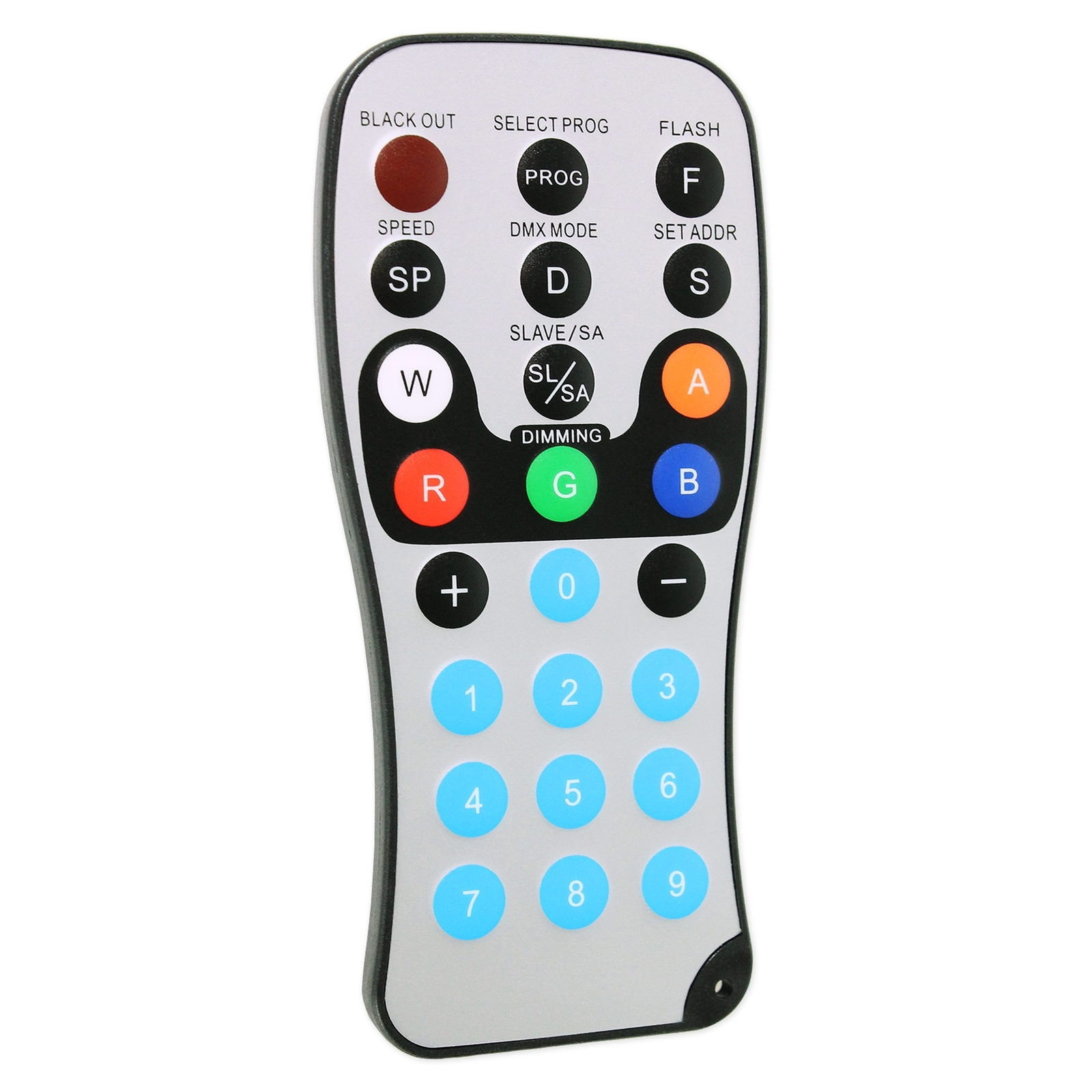American DJ LED RC2 RGBAW Wireless IR Remote Control Built-In Lighting Programs