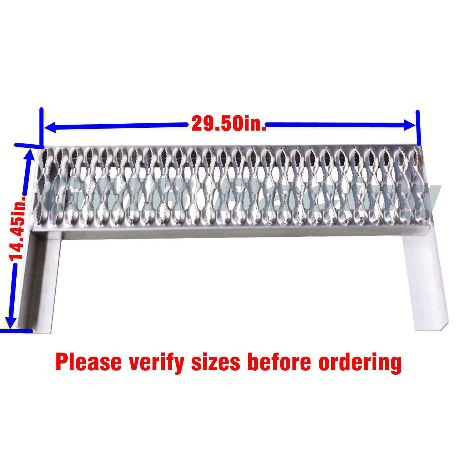 Aluminum Battery Box Bottom Replacement Step 26.5" L Fit Peterbilt 379 388 389